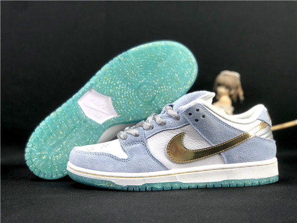 Men's Dunk Low SB Blue/White Shoes 050 Men's Dunk Low SB Blue/White Shoes 050